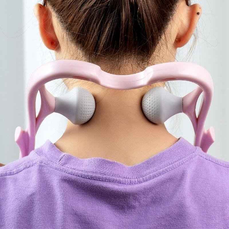 Manual Double-Ball Neck Massager