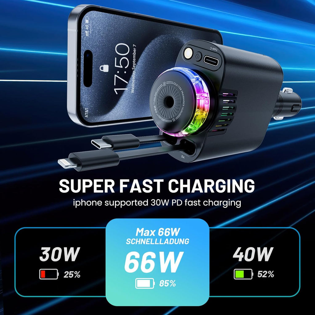 5 in 1 Smart Car Charger