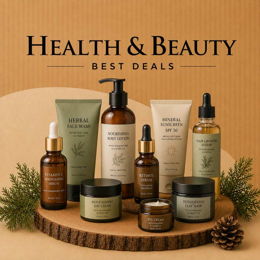 HEALTH & BEAUTY PRODUCTS SALE BANNER