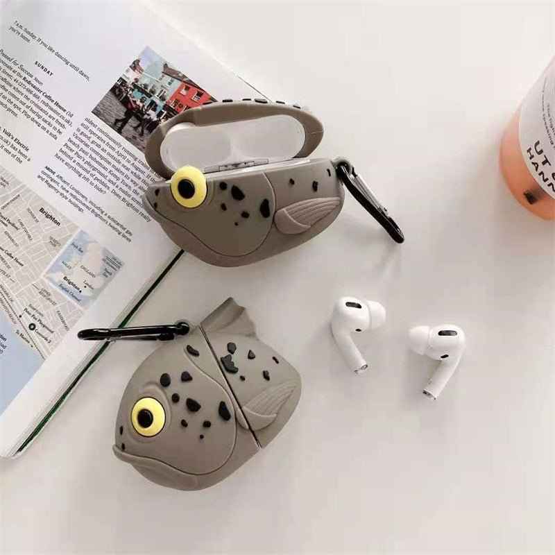 Salmon Head AirPods Case