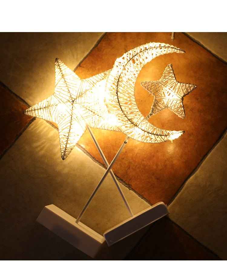 Romantic LED Star Table Lamp