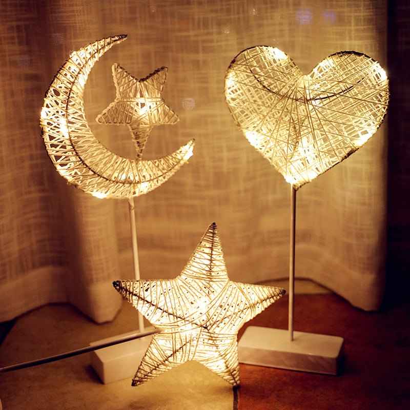 Romantic LED Star Table Lamp